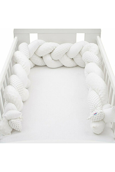 NEWBABY Protectie laterala, New Baby, Pentru patut, Bumbac, Lungime 225 cm, M...