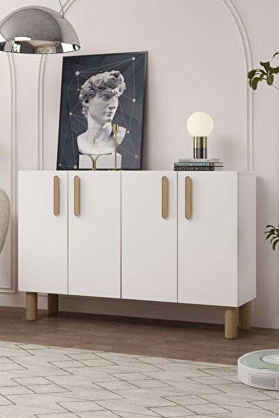 DEMONTE DECOR 8192KM-128DD KONSOL,KAHVE KÖŞESİ,AYAKKABILIK,OFİS EVRAK DOLABI,MUTFAK KİLER DOLABI,TV ÜNİTESİ-BSFR