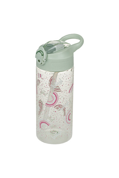 Baagl Tritan bottle with straw Rainbow, 500 ml