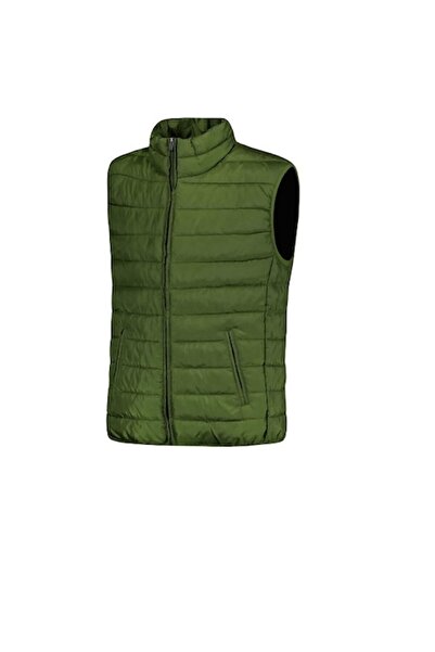 unbranded - Light quilted vest for men, khaki, size M