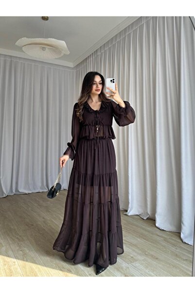 Mooi Butik NOMAD Takım 8339 - Acı Kahve