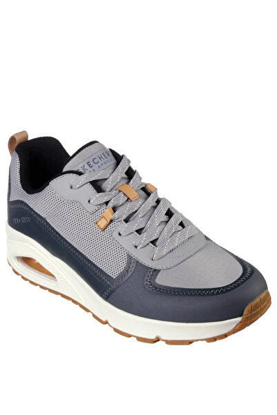 SKECHERS Bărbați Uno Layover - pantofi sport gri eleganti, EU 41,5