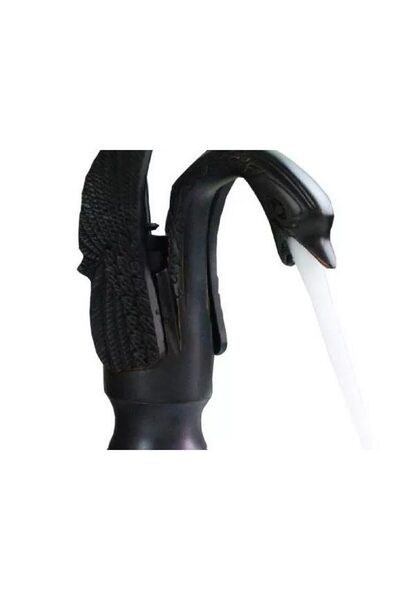 Trendy's Αντίκα μαύρη μπαταρία νιπτήρα, μεσαίου ύψους