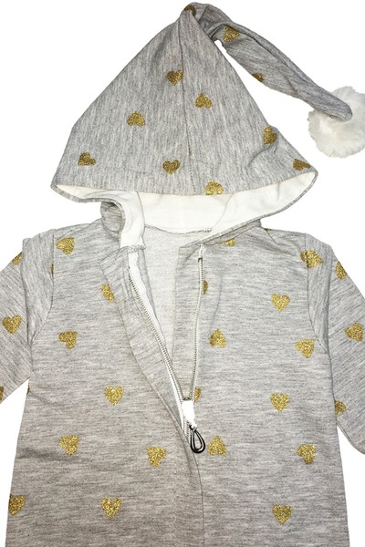 MAİBELLA Jumpsuit with boots, Hearts print