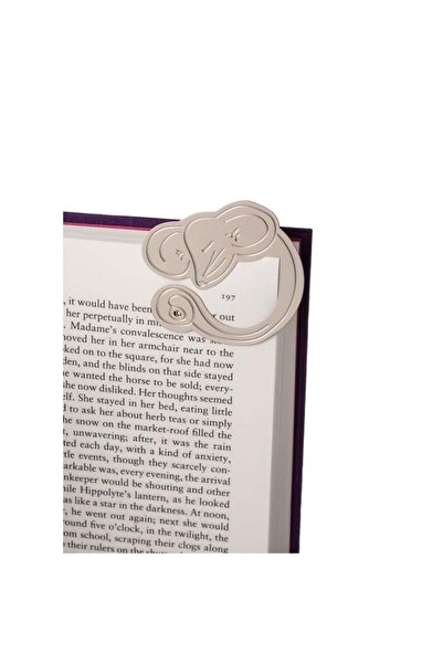 İF Curled Up Corners Metal Kitap Ayracı - Sleepy Mouse