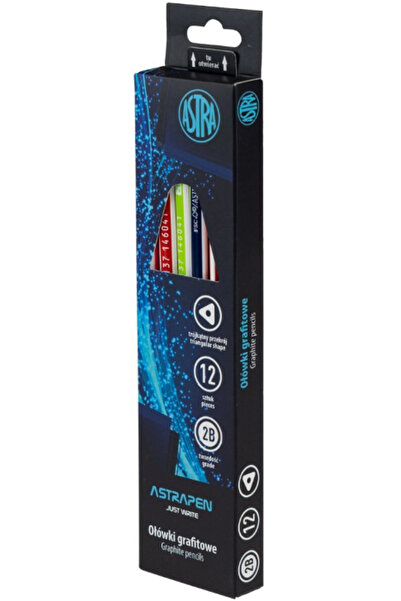 Other Creioane grafice Black Wood 2B cu radieră Astra 206120016 SET DE 12