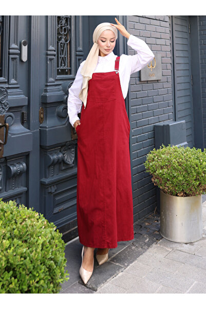 VAV Gabardine Jumpsuit - Burgundy -