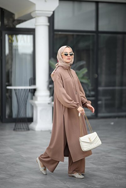 NS Moda Hijab Feza Set Mink