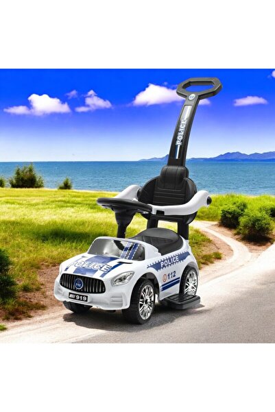 Babymix Push car, Baby Mix, Police, With side protections, With melodies and horn