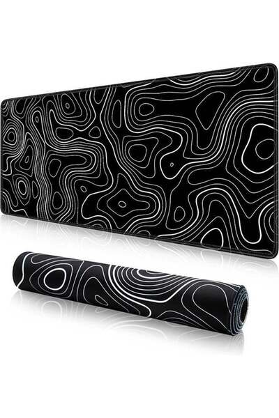 Generic Large Extended Gaming Mouse Pad 800x300x3mm - Black