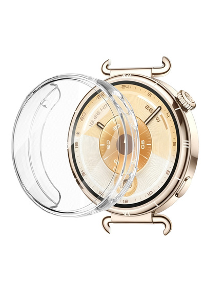 Nezih Case Huawei Watch GT 6 41mm Uyumlu TPU (Yumuşak Silikon) Kasa Koruyucu