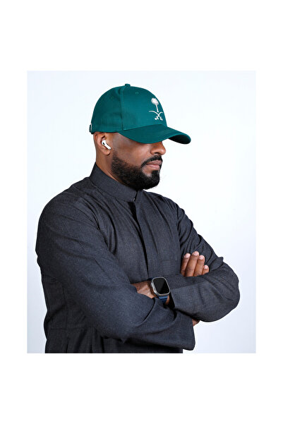 Uphill قبعة للجنسين بشعار سعودي، قطن، ملابس كاجوال، مناسبة لجميع المواسم، قاب...