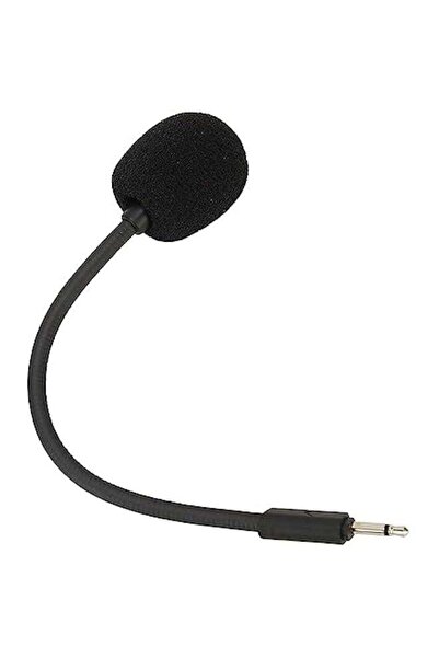 Generic Game Mic Replacement for JBL 100, Noise‑Cancelling Sponge, Adjustable Arm, 2.5mm Detachable