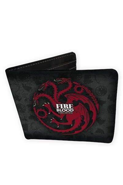 Abysse Corp ABYstyle - Foldable Wallet, Game of Thrones Targaryen, Vinyl, Black