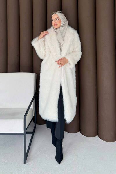 Melike Tatar Long Faux Fur 32-3704
