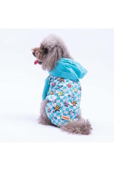 Pawstar Barcelona Nights Star Pattern Dog Coat Dog Raincoat Dog Outfit Dog Dress