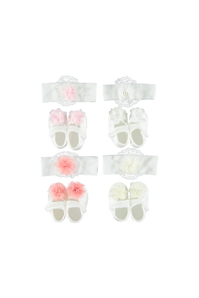 Baby Yeni doğmuş bebek patik ve bandana seti