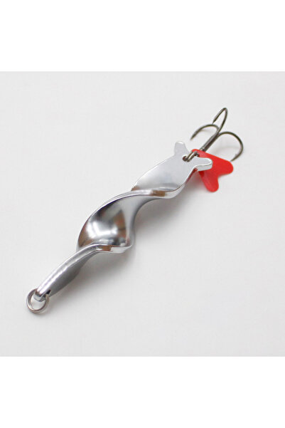 Choice 28 جرام فضية 1 قطعة ملعقة صيد طويلة لولبية دوارة 10 جرام 14 جرام 21 جر...