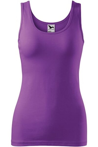 Malfini - Tricou de damă, Cloud, 100% bumbac, mărimea 2XL, violet