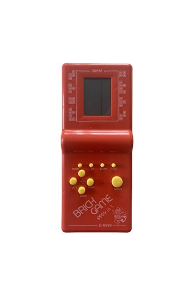 OEM Classic Tetris Handheld Game, 18 cm, 9999 Games, Battery Powered, Red