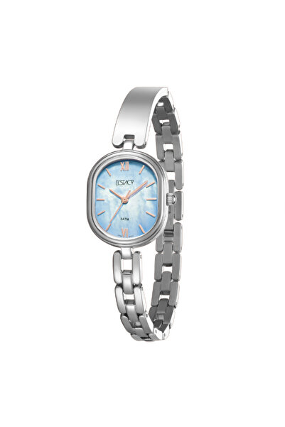 ECSTACY Women's Analog Light blue Dial Watch - E25513-SBSLK