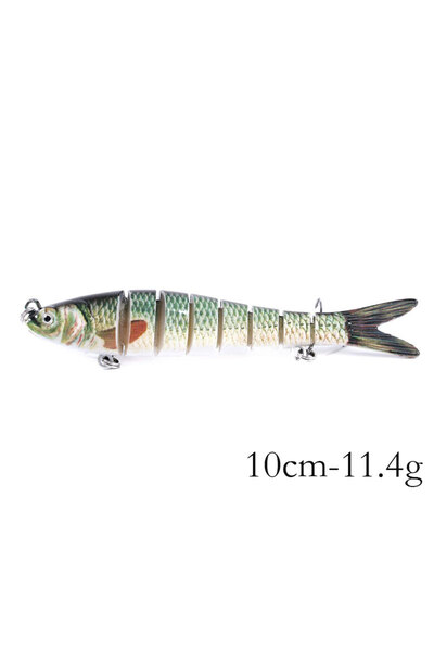 Choice JM035-10 HENGJIA طُعم صيد غاطس متذبذب بأحجام 13.7 سم، 10 سم، و8 سم، مت...