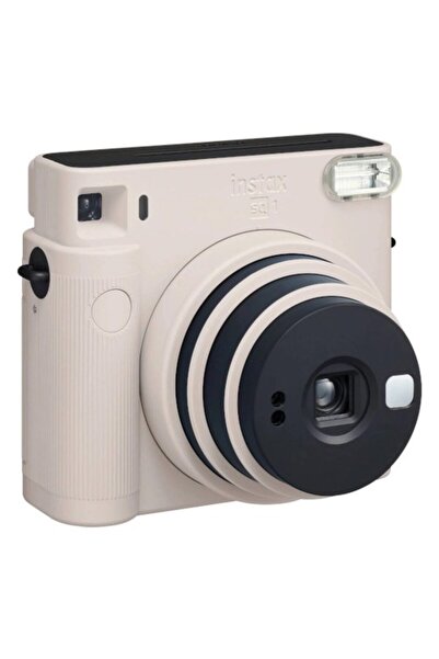 Fujifilm Aparat foto instant Instax Square SQ1 - Alb cretă cu film 1x10 și 3 felicitări de Crăciun fericit