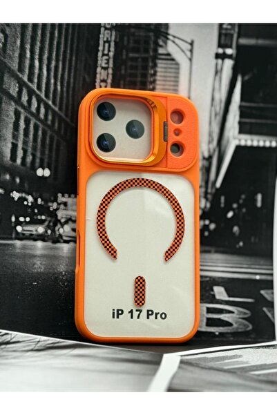 GENERAL Magnetic Shockproof Case for iPhone 17 Pro Max with Camera Lens Protector & Kickstand Ring – MagSafe