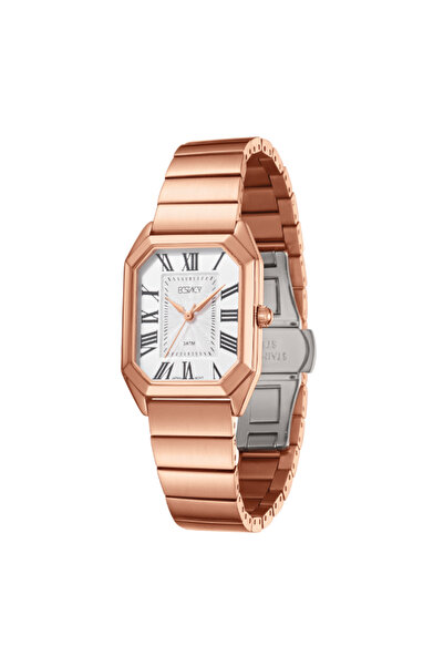 ECSTACY Women's Analog White Dial Watch - E22506-RBKW