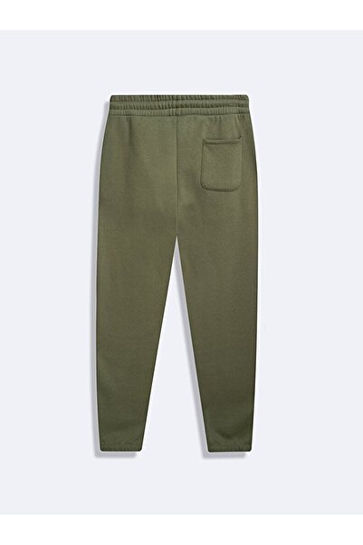 Ltb Πράσινη αθλητική φόρμα με ελαστική μέση και στενό πόδι