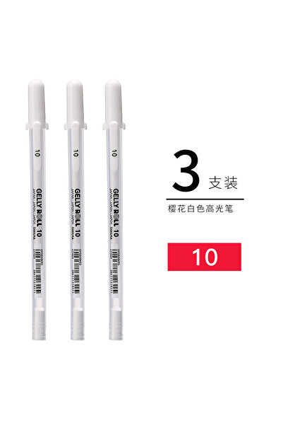Choice 3 قطع رقم 10 أقلام جل ساكورا جيلي رول 3/5 قطع أقلام حبر جل كلاسيكية ذا...