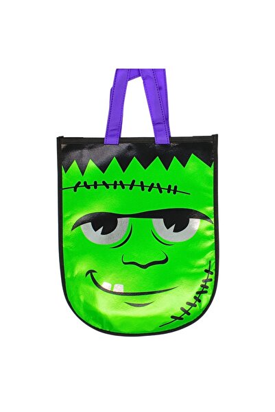 AMSCAN Τσάντα για γλυκά του Χάλογουιν, μεταλλική, με μοτίβο Φρανκενστάιν, Eur...