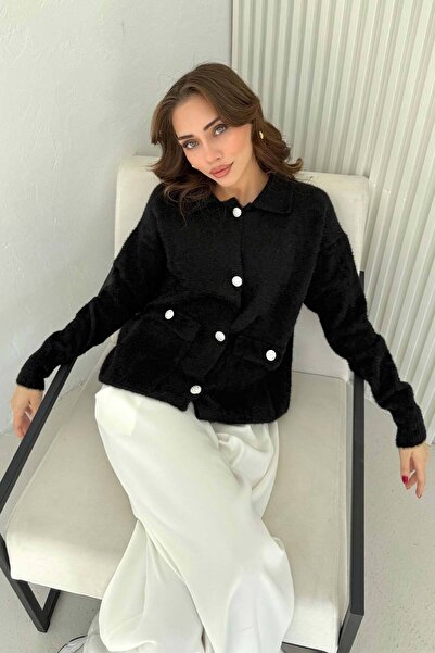 Melike Tatar Πλεκτό Ζακέτα με τσέπες 70-2471