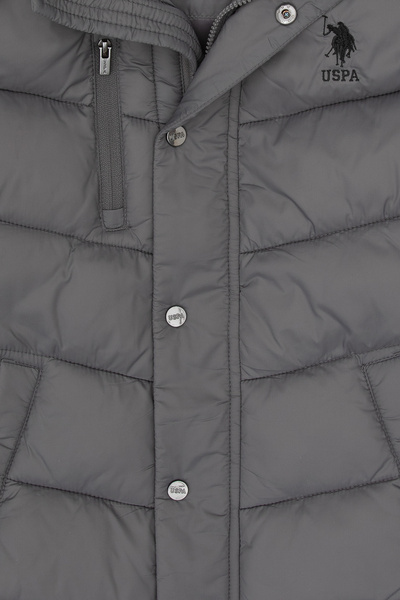 U.S. Polo Assn. Erkek Çocuk Gri Mont 50312119-VR024