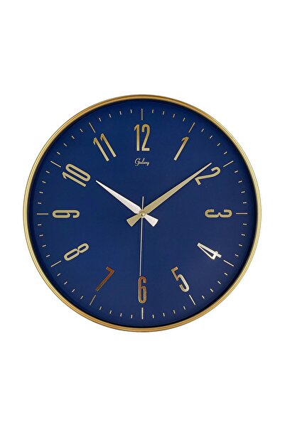 EMORES 42 Cm Gerçek Cam Sessiz Mekanizma Duvar Saati