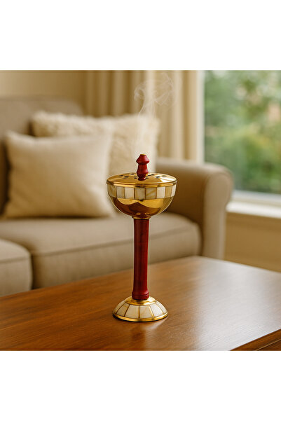 Dania ✨ مبخرة الصدف الملكي – فنٌّ هنديّ بروحٍ ذهبية ✨