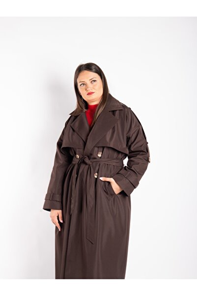 Bedrinxxl Büyük Beden Trench