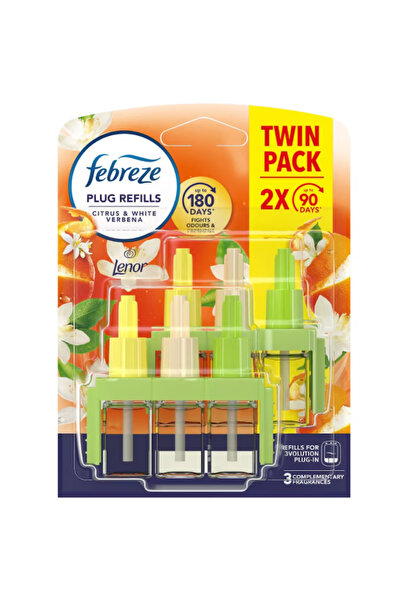 Febreze Rezerva Odorizant camera 3Volution Citrus&White Verbena, 2x20ml