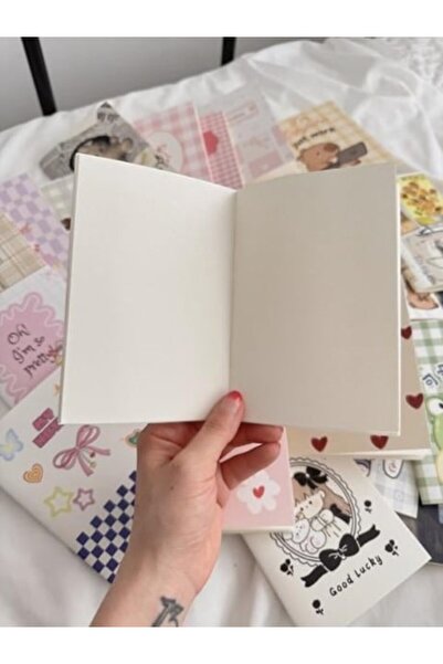 Mansura Girl Mini Unlined Notebook with Pearl Earrings