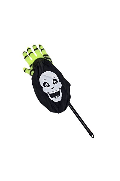 Eurowrap Τσάντα για γλυκά του Χάλογουιν με χερούλι, πράσινο σχέδιο με χέρια κ...