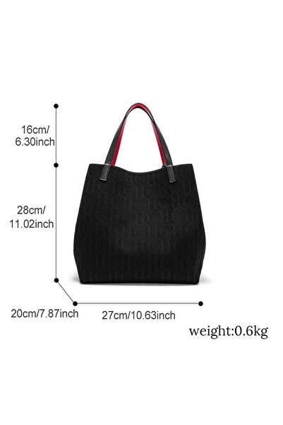 Generic Womens Handbag Large Capacity Shopping Tote Simple Casual Commuter Bag