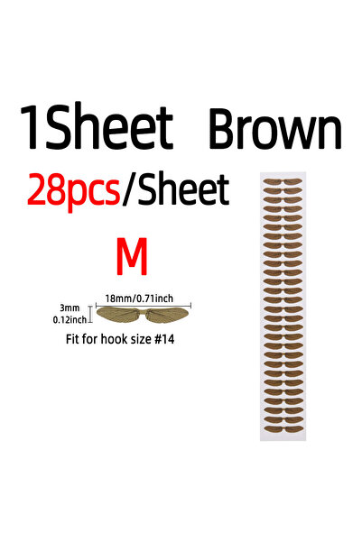 Choice 1 ورقة بنية متوسطة 1 ورقة أجنحة ذبابة مايو واقعية مقطوعة مسبقًا مادة ر...