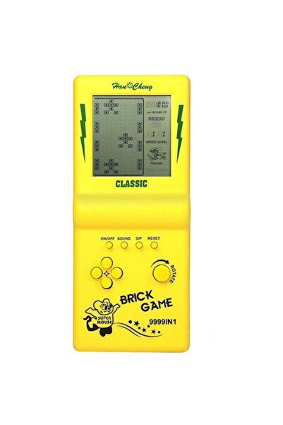 FLYME Tetris Game, LCD, ABS, 23 Games, 3.5 inch, Yellow