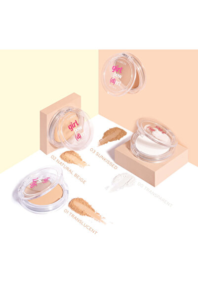 Claresa Girl Pow(d)er! Matt & Fix Translucent Powder, 00 Transparent