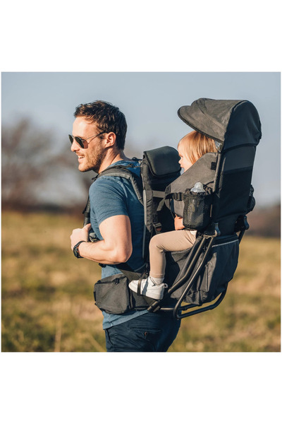 FreeON Σακίδιο πλάτης για μεταφορά παιδιών, FreeON, Βάση, Με οροφή, 87,5 x 38 x 77 cm, Γκρι