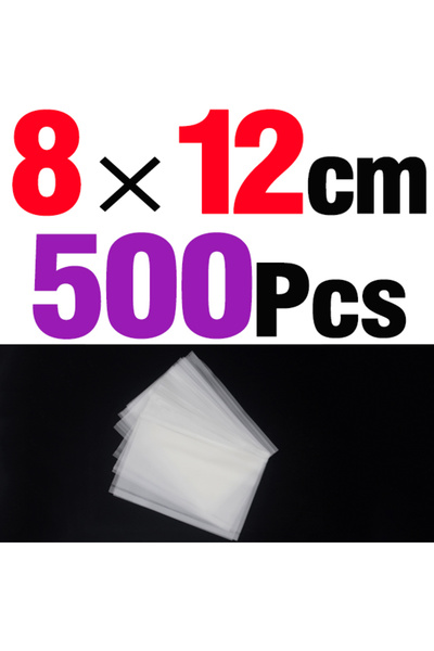 Choice 500 قطعة 8x12 سم MNFT 500 قطعة 8 أحجام أكياس صيد سمك الشبوط PVA سريعة ...