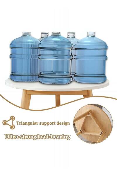 Taimi 5-Piece Dining Set, White Modern Round Table | 80x80x70cm with 4 Gray Elegant Soft Padded Chairs