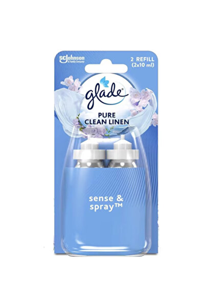 Glade Rezerva odorizant de camera Sense & Spray Pure Clean Linen, 2x18 ml