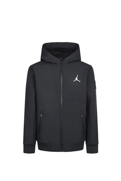 Nike Jordan Soft Shell Water Repellent Black Boys' Jacket 95D189