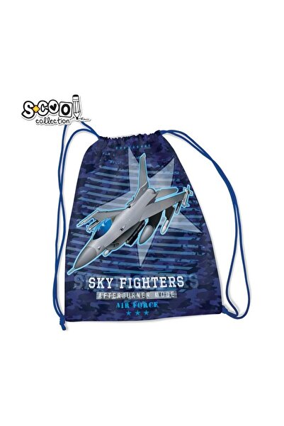 Gimihome Geantă sport S-COOL SKY FIGHTERS, 46 x 35,5 cm, multicoloră
